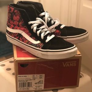 Sk8 Hi slim Vans as 9.5